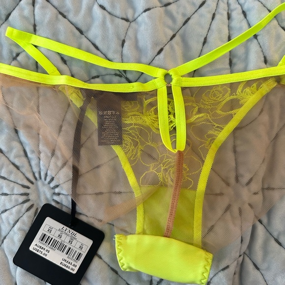 Honey Birdette Lyndl Neon Panty XS - Picture 8 of 8